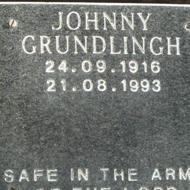 GRUNDLINGH Johnny 1916-1993
