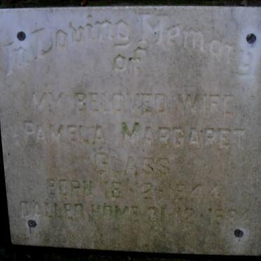 GLASS Pamela Margaret 1944-1984