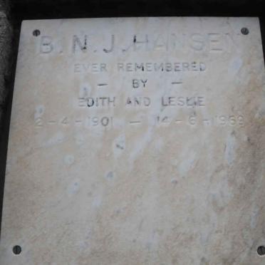 HANSEN B.N.J. 1901-1969