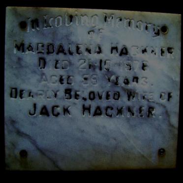 HACKNER Magdalena -1976