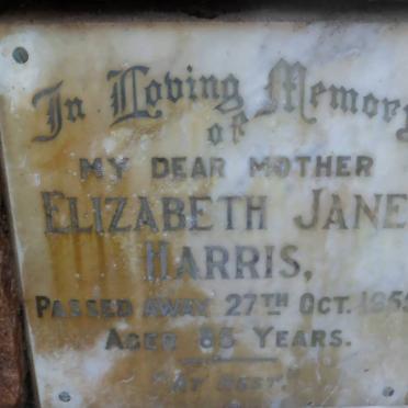 HARRIS Elizabeth Jane -1955