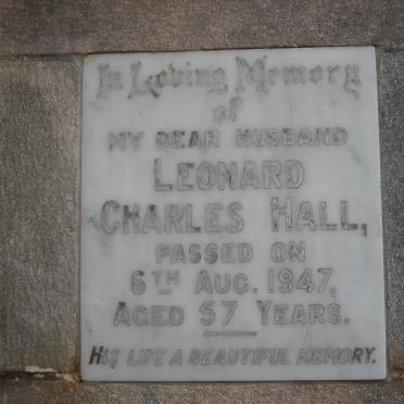 HALL Leonard Charles -1947