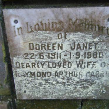 HARRIS Doreen Janet 1911-1980
