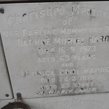 HARDS Derrick Oriel -1975 &amp; Daphne Muriel -1973