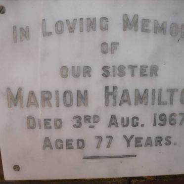 HAMILTON Marion -1967