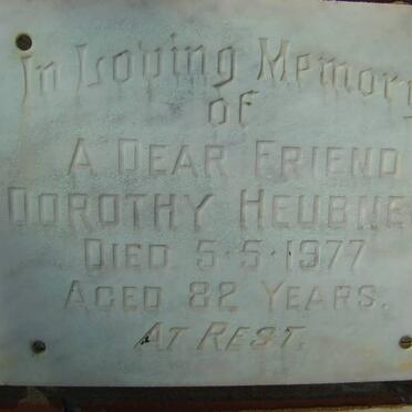 HEUBNER Dorothy -1977