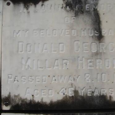 HERON Donald George Millar -1971