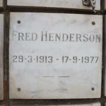 HENDERSON Fred 1913-1977