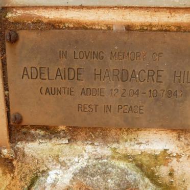 HILL Adelaide Hardacre 1904-1994