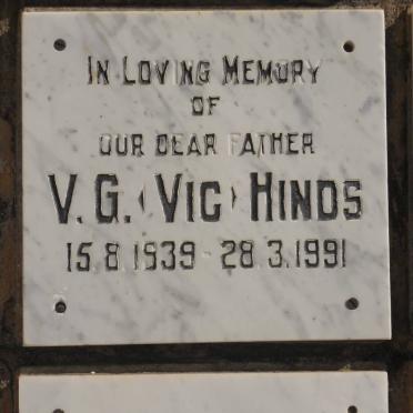 HINDS V.G. 1939-1991