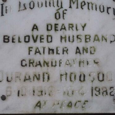 HODSOON Durand 1916-1982