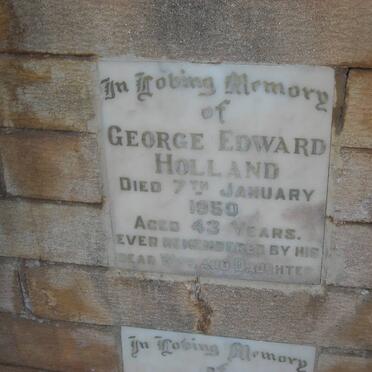 HOLLAND George Edward -1950