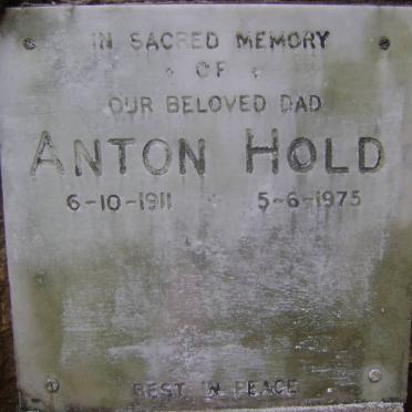 HOLD Anton 1911-1975
