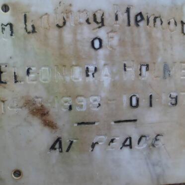 HOLMES Eleonora 1898-1979