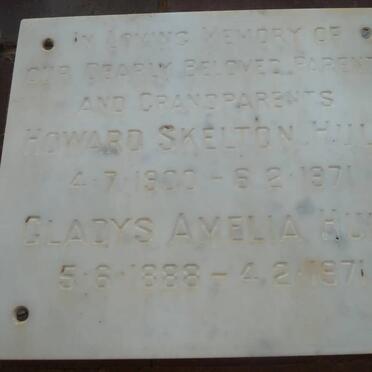 HULL Howard Skelton 1900-1971 &amp; Gladys Amelia 1888-1971