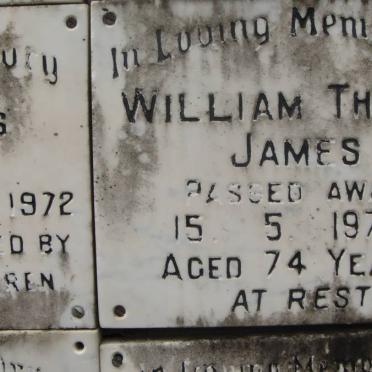 JAMES William Thomas -1972