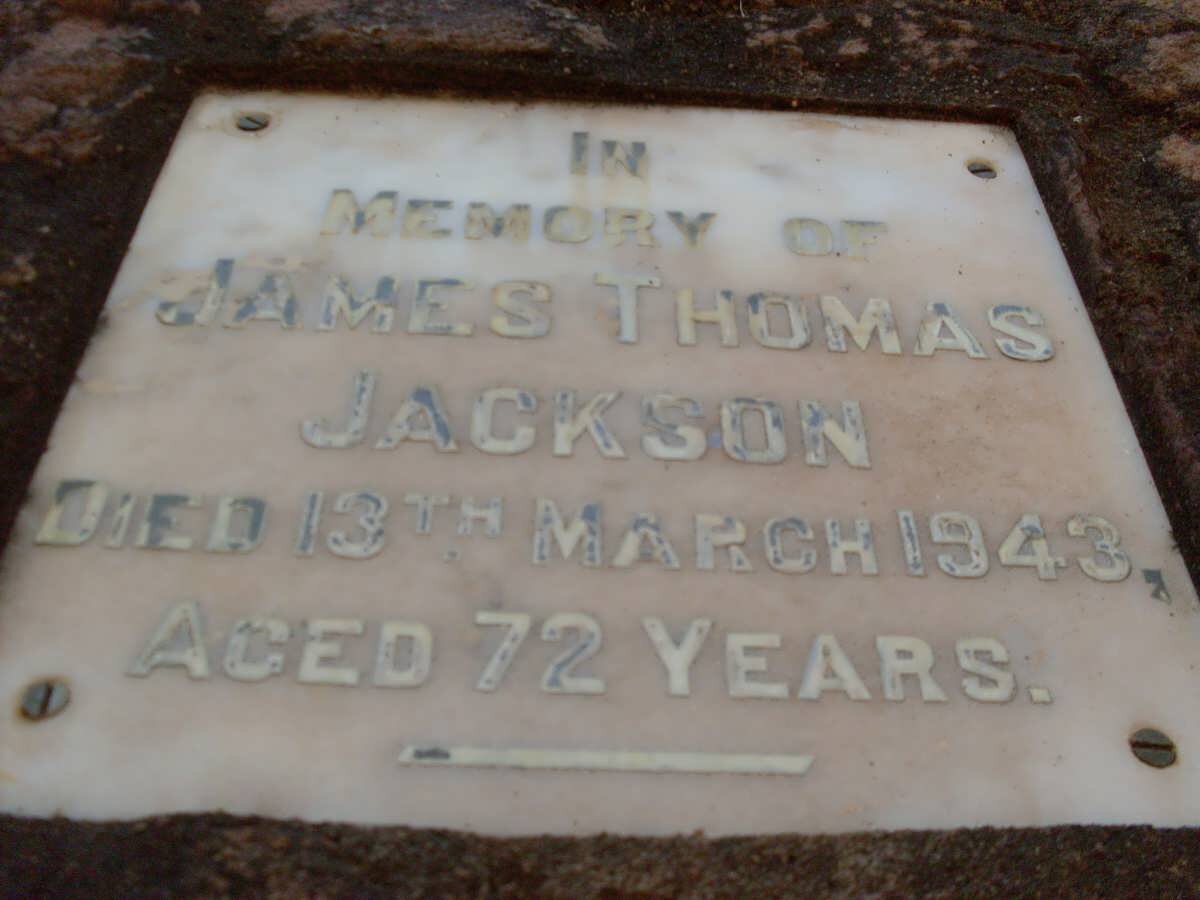JACKSON James Thomas -1943