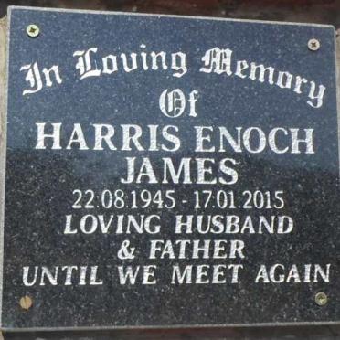 JAMES Harris Enoch 1945-2015