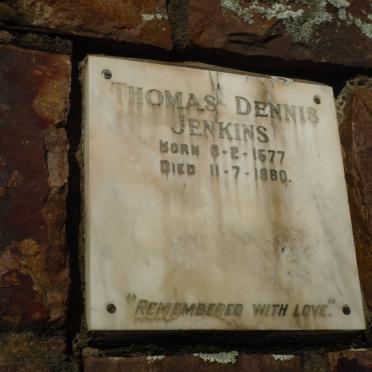 JENKINS Thomas Dennis 1877-1960
