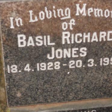 JONES Basil Richard 1928-1992