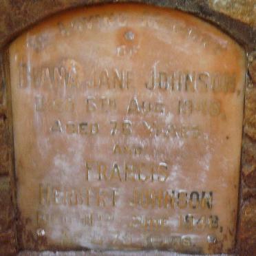 JOHNSON Herbert -1948 &amp; Diana Jane -1948