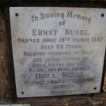 KUSEL Ernst -1957 &amp; Dora -1982