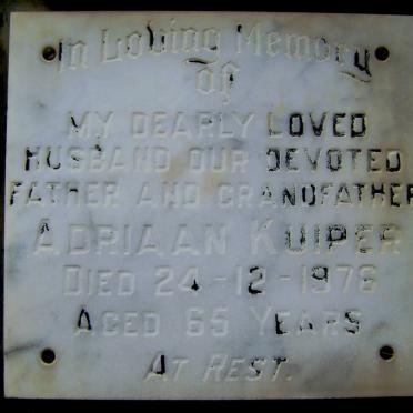 KUIPER Adriaan -1976