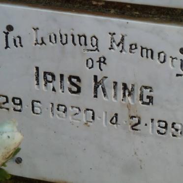 KING Iris 1920-1990