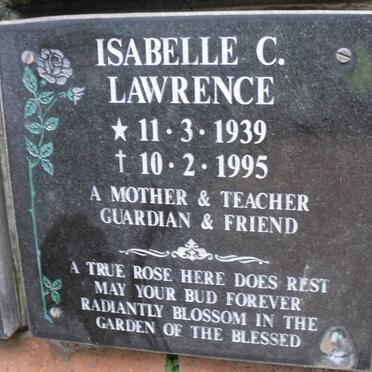 LAWRENCE Isabelle C. 1939-1995