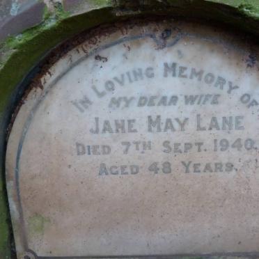 LANE Jane May -1940