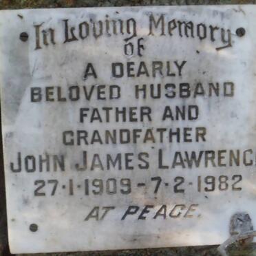 LAWRENCE John James 1909-1982