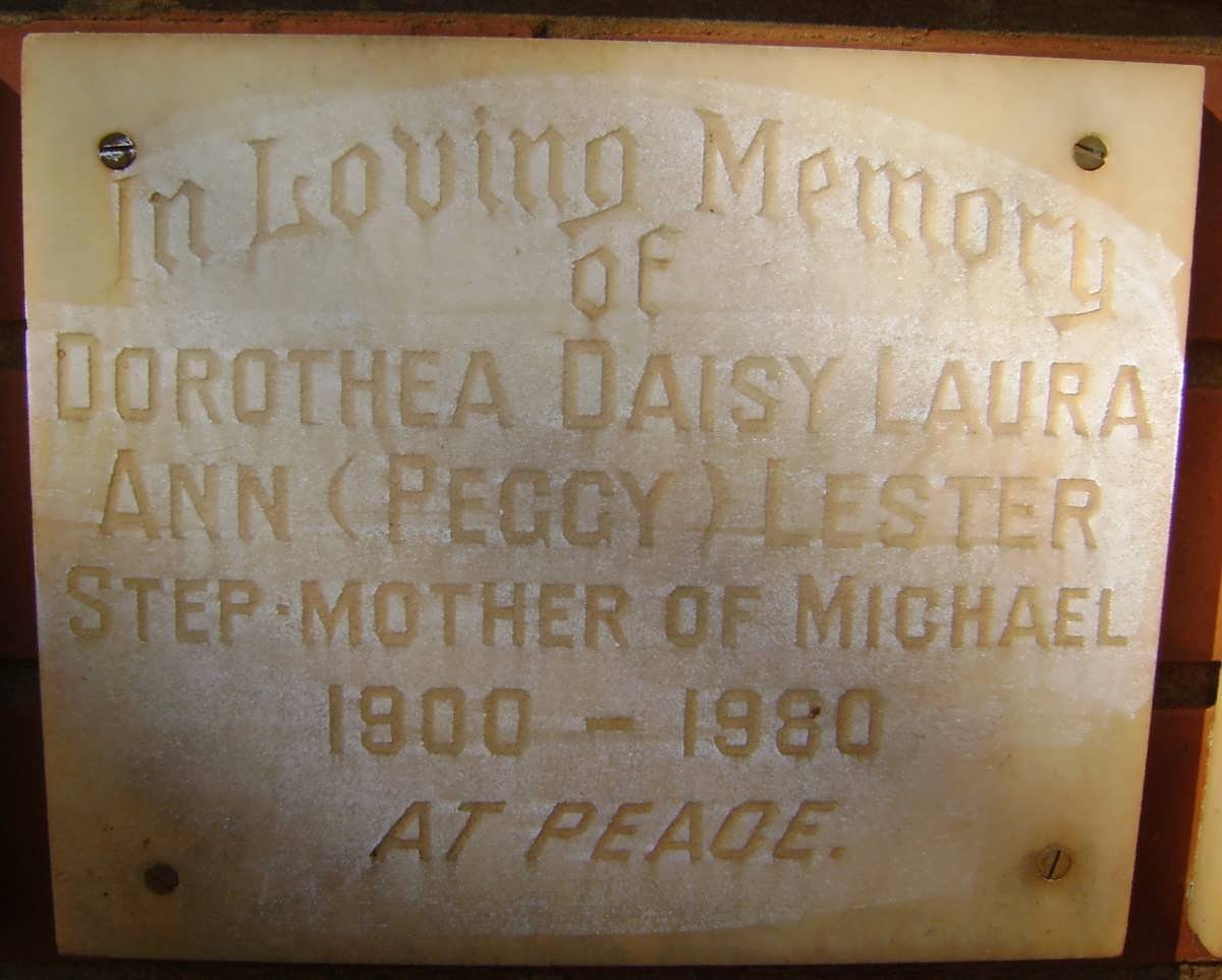 LESTER Dorothea Daisy Laura Ann 1900-1980