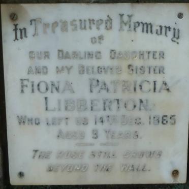 LIBBERTON Fiona Patricia -1965