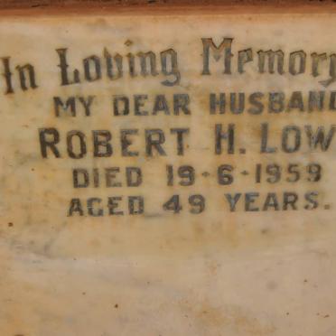 LOWE Robert H. -1959