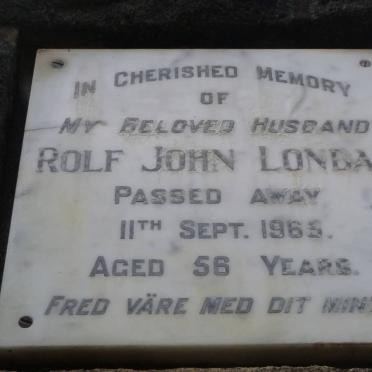 LONDAL Rolf John -1965