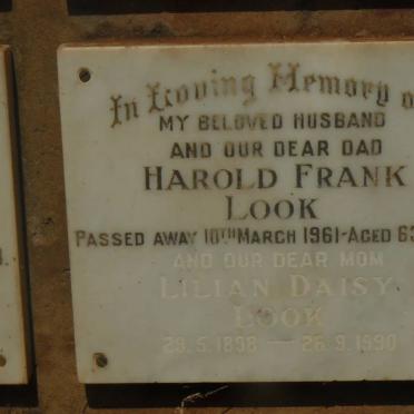 LOOK Harold Frank -1961 &amp; Lilian Daisy 1898-1990
