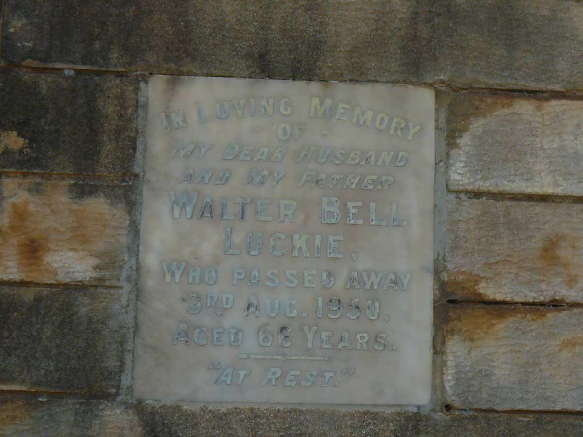 LUCKIE Walter Bell -1950