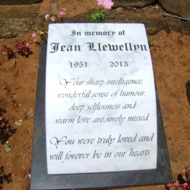 LLEWELLYN Jean 1951-2013