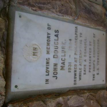 MACLURE John Douglas 1931-1954