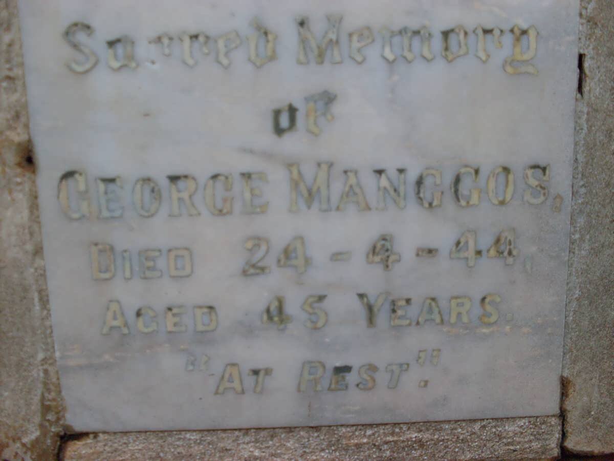 MANGGOS George -1944