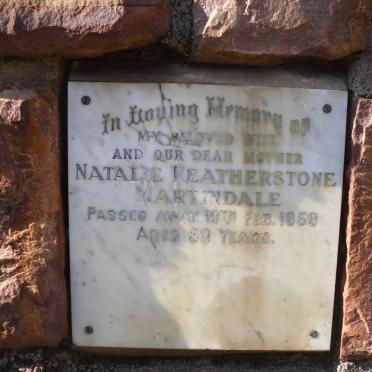 MARTINDALE Natalie Featherstone  -1959