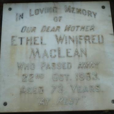 MacLEAN Ethel Winifred -1963
