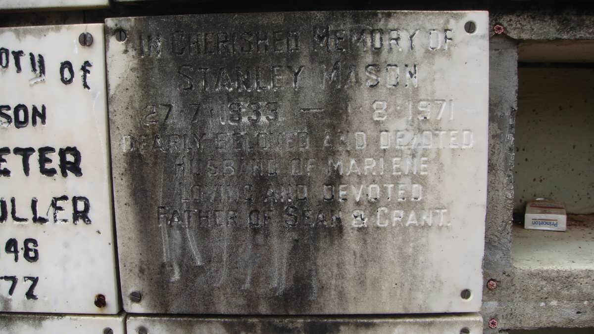 MASON Stanley 1933-1971