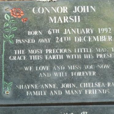 MARSH Connor John 1992-1994