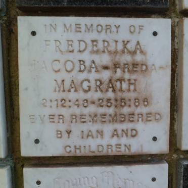 MAGRATH Fredrika Jacoba 1948-1986