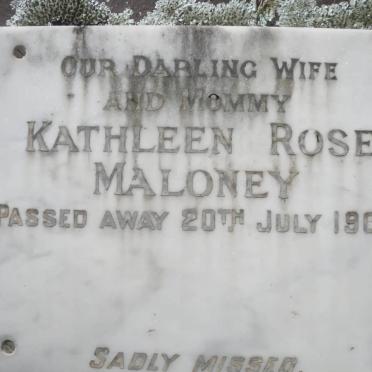 MALONEY Kathleen Rose -1965