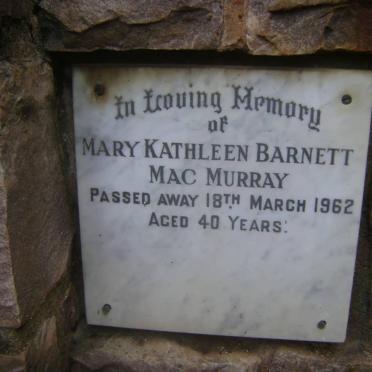 MACMURRAY Mary Kathleen Barnett -1962