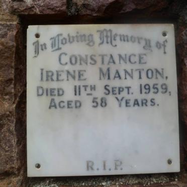 MANTON Constance Irene -1959