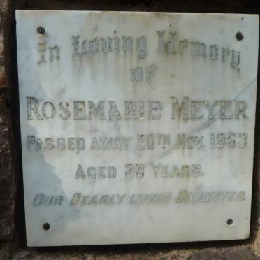 MEYER Rosemarie -1963