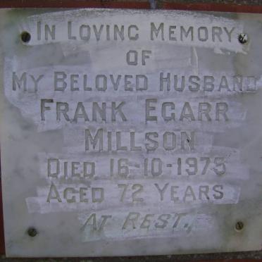 MILLSON Frank Egarr -1975